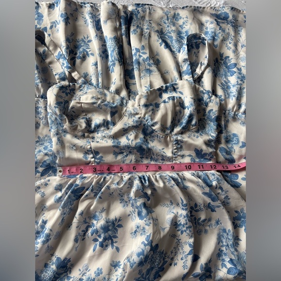 Floral Maxi Corset Dress - Picture 6 of 6